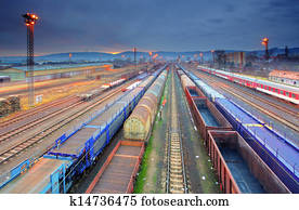 Train Freight transportation platform - Cargo transit