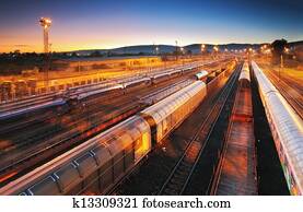 Train Freight transportation platform - Cargo transit