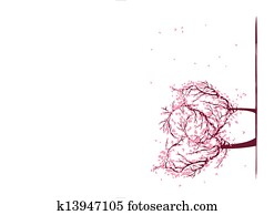 Trees of love for your design Trees of love for your design