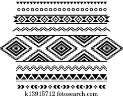 Tribal aztec seamless pattern Tribal aztec seamless pattern
