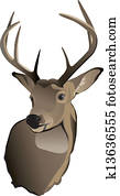 Trophy Whitetail Deer Buck Trophy Whitetail Deer Buck