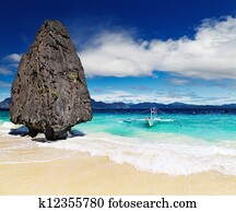 Tropical beach, El Nido, Philippines