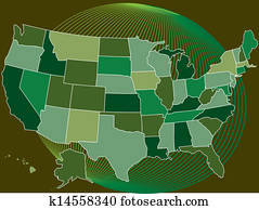 usa, landkarte, vektor usa, landkarte, vektor