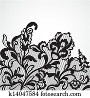 Vector lace ornament Vector lace ornament