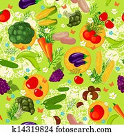 Vegetable seamless texture Vegetable seamless texture