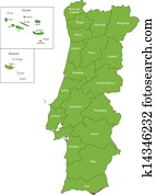 verde, portugal, mapa verde, portugal, mapa