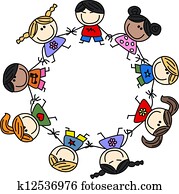 verrührt ethnisch, kindern, freundschaft