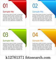 vetorial, informação, cartões