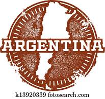 Vintage Argentina Stamp