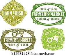 Vintage Farmers Market Signs Vintage Farmers Market Signs