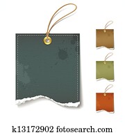 Vintage Label ripped paper Vintage Label ripped paper