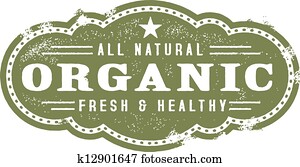 Vintage Organic Nutrition Graphic Vintage Organic Nutrition Graphic