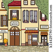 Vintage store fronts Vintage store fronts