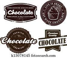 Vintage Style Chocolate Desert Vintage Style Chocolate Desert