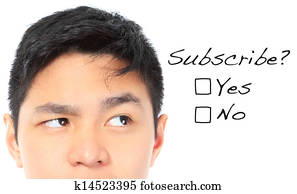 vá, tu, semelhante, para, Subscribe?