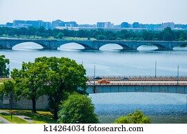 Washington DC by the Potomac river