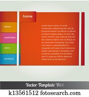 Web design template vector Web design template vector