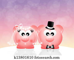 Wedding pig Wedding pig
