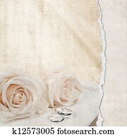 wedding roses and rings wedding roses and rings