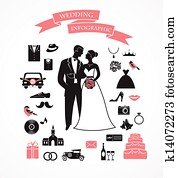 wedding vector set with graphic elements wedding vector set with graphic elements