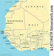 West Africa Map