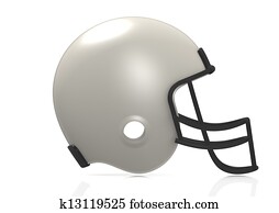 White American football helmet White American football helmet
