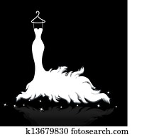 White wedding dress White wedding dress