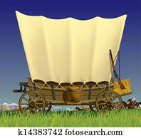 Wild West covered wagon Wild West covered wagon
