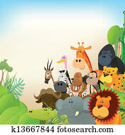 Wildlife Animals Background Wildlife Animals Background
