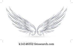 Wings White, eps10 Wings White, eps10