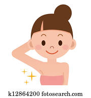Women with hair loss side Women with hair loss side