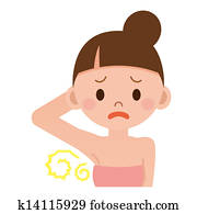 Women worry about body odor Women worry about body odor