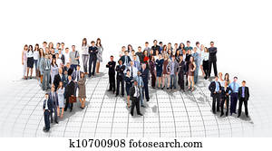 Young attractive business people Young attractive business people