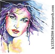 Young woman portrait