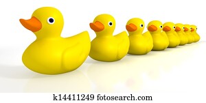 Your Toy Rubber Ducks In A Row Your Toy Rubber Ducks In A Row