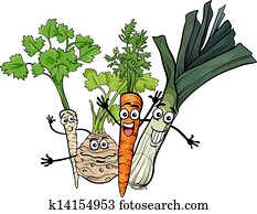 zupa, warzywa, grupa, rysunek, ilustracja