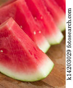 אבטיח, פרוסות