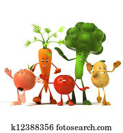 אוכל, אופי, -, ירק