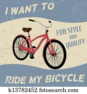 אופניים, בציר, פוסטר