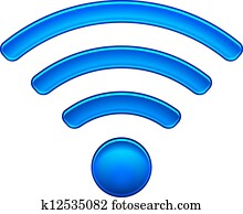 אלחוטי, רשת, סמל, wifi, איקון