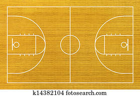 בית משפט של כדור הסל, ב, עץ, רקע.