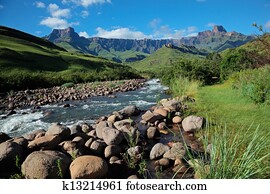 דראקאנסבארג, הרים