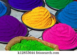 הודי, צבעוני, אבקה