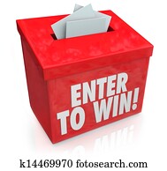 הכנס, לנצח, אדום, הגרל, הגרלה, קופסה, כניסה, צורות, כרטיסים