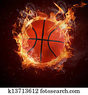 חם, כדור סל, ב, שרפות, להבה