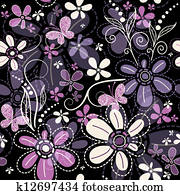 לחזור על, חושך, תבנית פרחונית