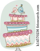 מודרני, עוגה של חתונה