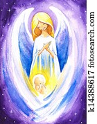 מלאך, עם, ישו