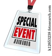 מקרה מיוחד, תג, lanyard, ועידה, אקספו, הסכם