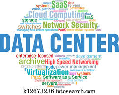 מרכז של נתונים, זה, טק, מילה, ענן, פתקים